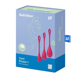 Satisfyer Yoni 1 - Red Kegel Balls Training Set