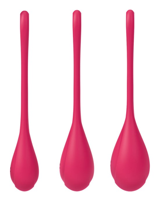 Satisfyer Yoni 1 - Red Kegel Balls Training Set