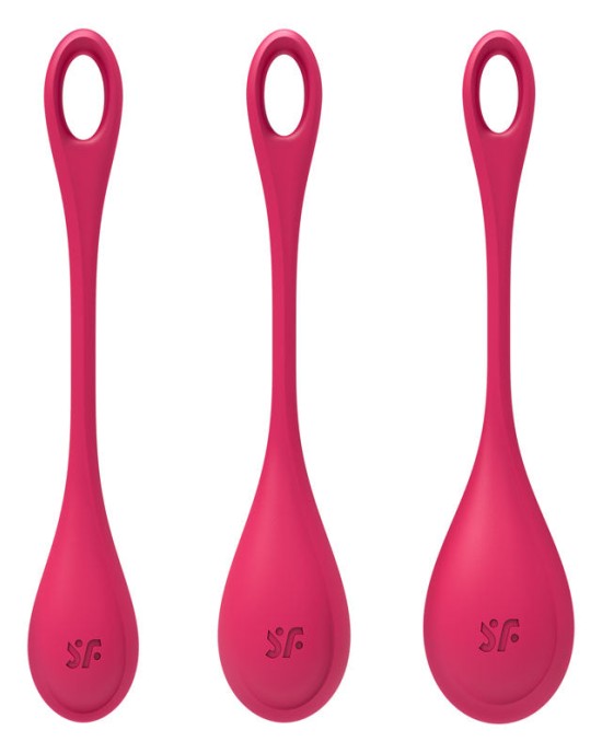 Satisfyer Yoni 1 - Red Kegel Balls Training Set