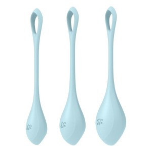 Satisfyer Yoni 2 - Light Blue Kegel Balls Training Set