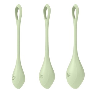 Satisfyer Yoni 2 - Light Green Kegel Balls Training Set