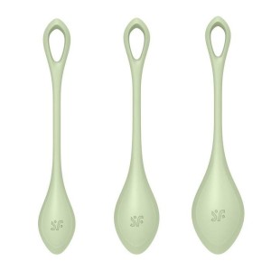 Satisfyer Yoni 2 - Light Green Kegel Balls Training Set