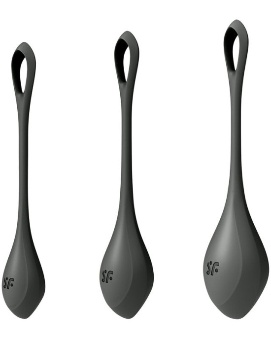 Satisfyer Yoni 2 - Black Kegel Balls Training Set