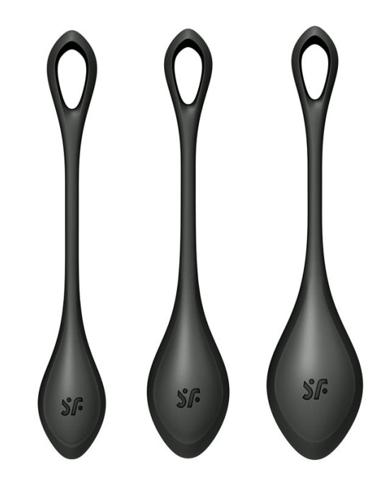 Satisfyer Yoni 2 - Black Kegel Balls Training Set