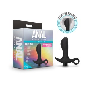 Anal Adventures Platinum Black Vibrating Prostate Massager