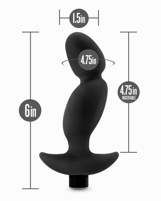 Anal Adventures Platinum Black Vibrating Prostate Massager 04