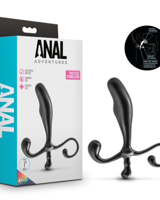 Anal Adventures Black Prostate Stimulator