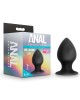 Anal Adventures Platinum Black Large Stout Butt Plug