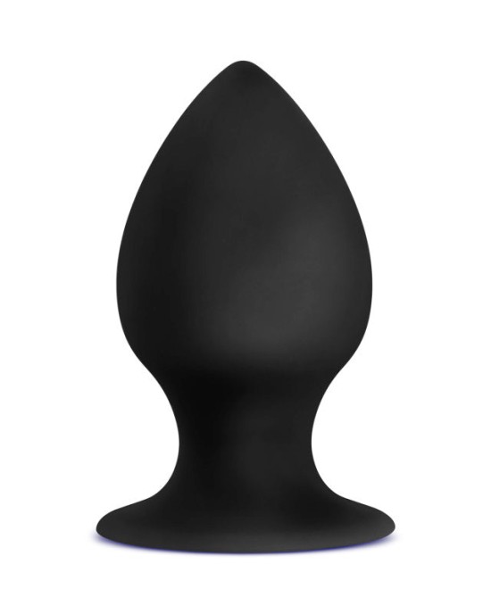 Anal Adventures Platinum Medium Black Stout Butt Plug