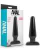 Anal Adventures Basic Large Black Butt Plug