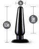 Anal Adventures Basic Large Black Butt Plug