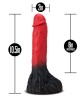 The Realm Lycan Lock On Red Werewolf Dildo