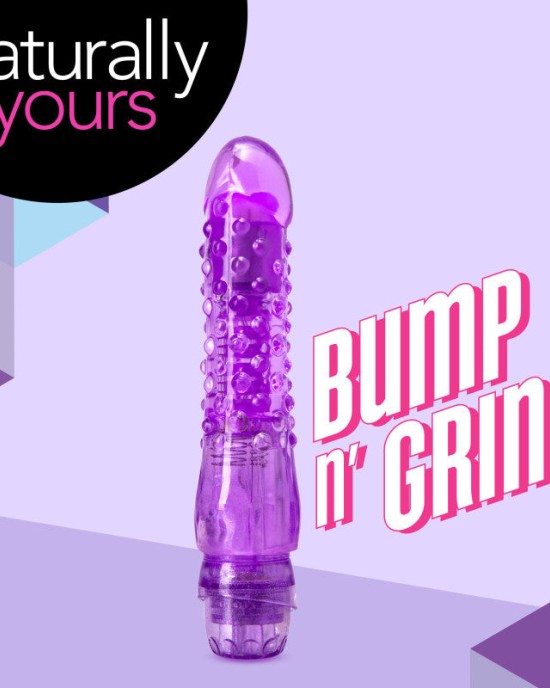 Naturally Yours Bump n Grind Purple Vibrator