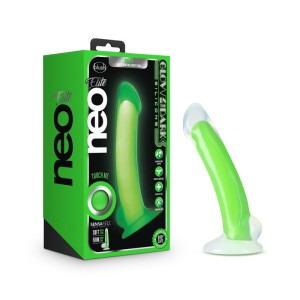 Neo Elite Glow Omnia 7 Inch Dong - Green