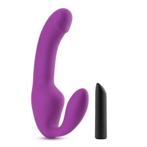 Temptasia Cyrus 8.5 Inch Strapless Dildo - Purple