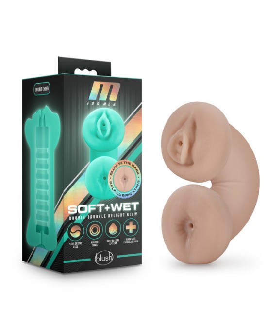 M for Men Soft & Wet - Glow Double Stroker