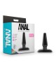 Anal Adventures Basic Small Black Butt Plug