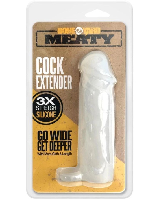 Boneyard Meaty Cock Extender - Clear