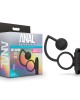 Anal Adventures Platinum Black Ball Butt & Vibrating C-Ring