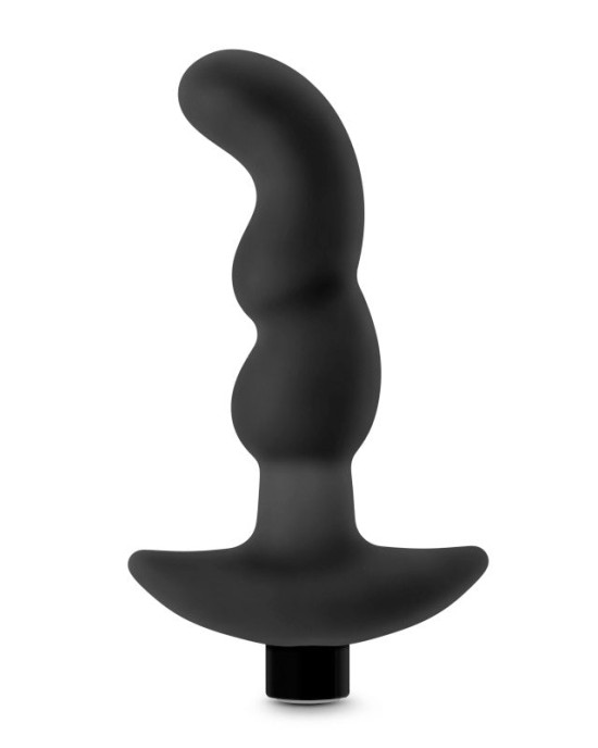 Anal Adventures Platinum Vibrating Black Prostate Massager 03