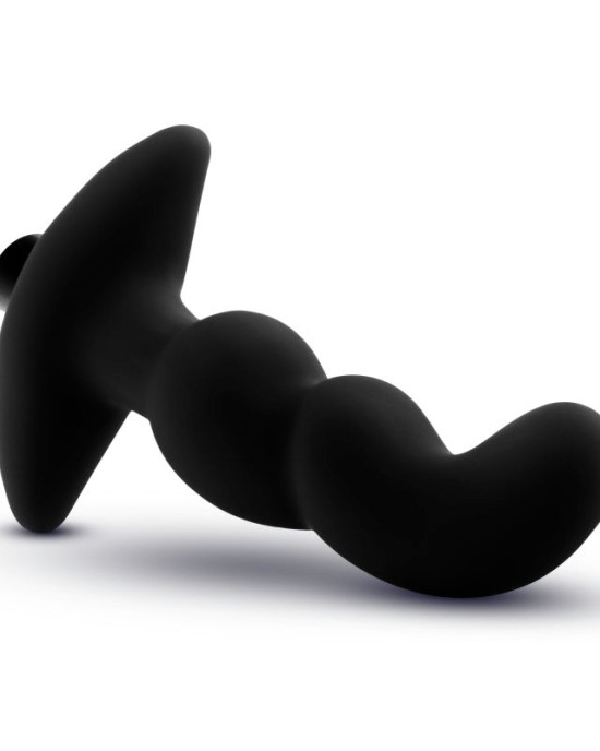 Anal Adventures Platinum Vibrating Black Prostate Massager 03