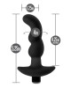 Anal Adventures Platinum Vibrating Black Prostate Massager 03