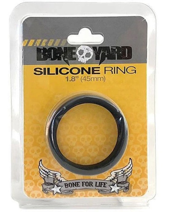 Boneyard Silicone Black 45mm Cock Ring