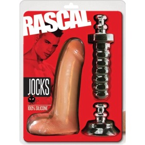 Rascal Jocks Johnny Hazzard Dong with Handle - Flesh