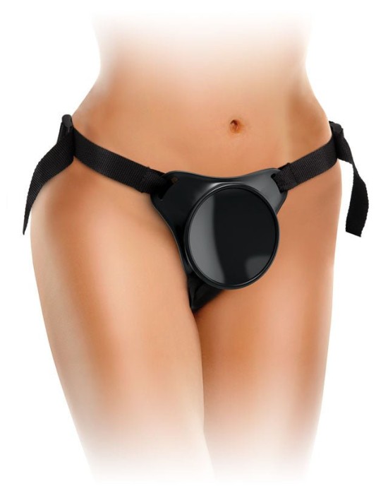 King Cock Elite Beginner's Body Dock Strap-On Black Harness