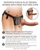 King Cock Elite Comfy Body Dock Strap-On Black Harness