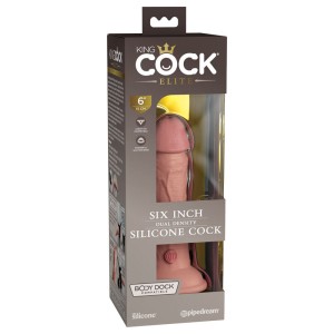 King Cock Elite 6 Inch Flesh Dual Density Cock