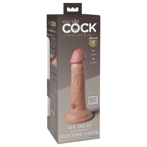 King Cock Elite 6 Inch Flesh Dual Density Cock