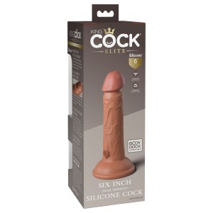 King Cock Elite 6 Inch Tan Dual Density Cock