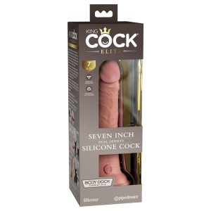 King Cock Elite 7 Inch Flesh Dual Density Cock