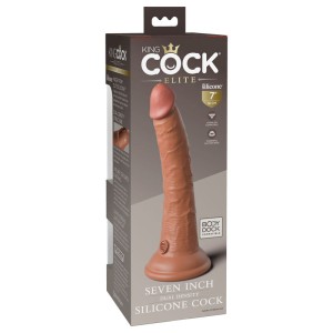 King Cock Elite 7 Inch Tan Dual Density Cock