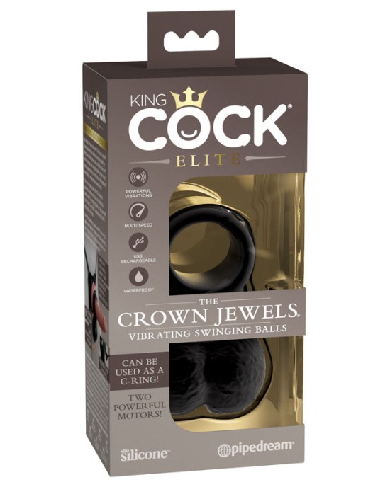 King Cock Elite The Crown Jewels Vibrating Balls