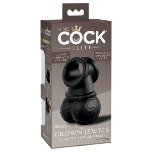 King Cock Elite Swinging Balls Cock Ring