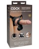 King Cock Elite Deluxe Body Dock Kit with Dong & Swinging Balls Ring