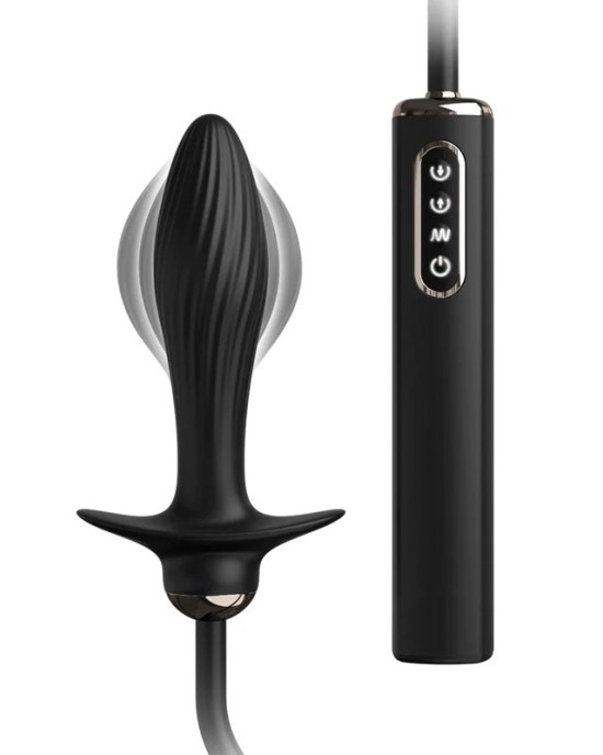 Anal Fantasy Elite Auto Throb Inflatable Vibrating Butt Plug