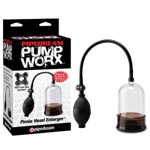 Pump Worx Penis Head Enlarger Pump - Clear