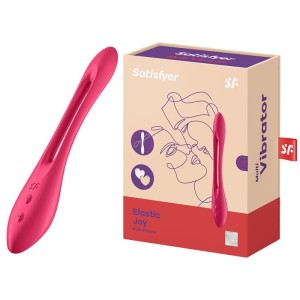 Satisfyer Elastic Joy - Dark Red - Stimulator