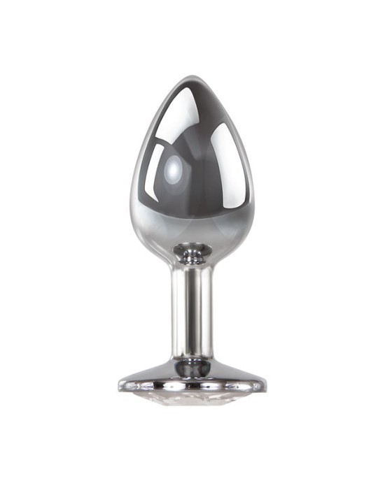 Adam & Eve Clear Gem Anal Plug - Small