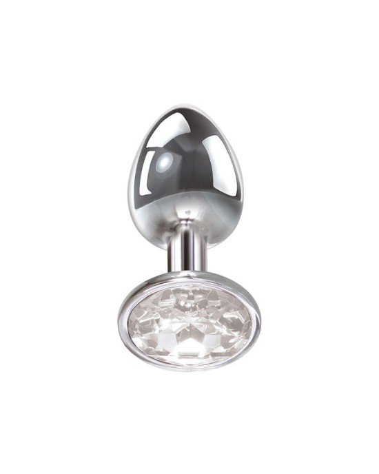 Adam & Eve Clear Gem Anal Plug - Small