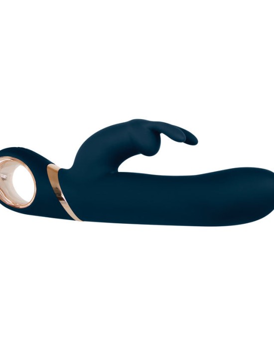 Adam & Eve Twirling Rabbit Vibrator - Blue