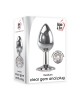 Adam & Eve Clear Gem Anal Plug - Medium