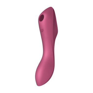 Satisfyer Curvy Trinity 3 - Red - Air Pulse Stimulator & Vibrator