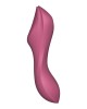 Satisfyer Curvy Trinity 3 - Red - Air Pulse Stimulator & Vibrator