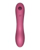 Satisfyer Curvy Trinity 3 - Red - Air Pulse Stimulator & Vibrator