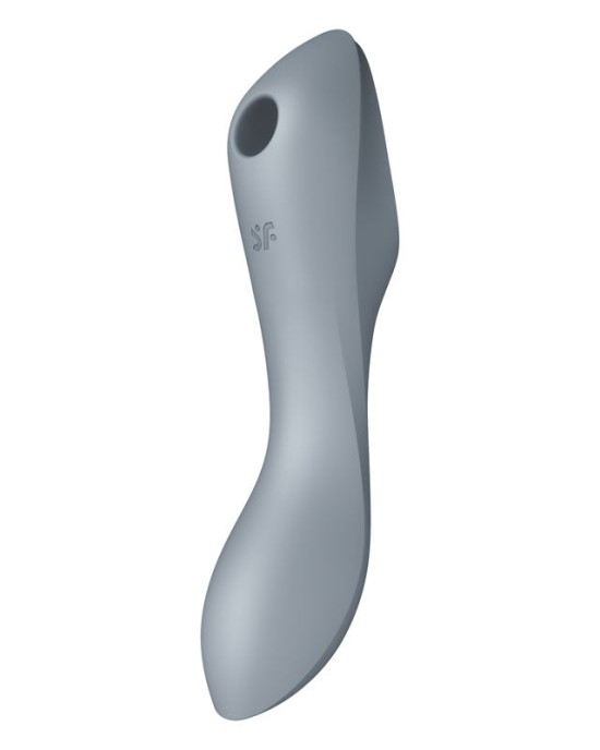 Satisfyer Curvy Trinity 3 - Grey - Air Pulse Stimulator & Vibrator