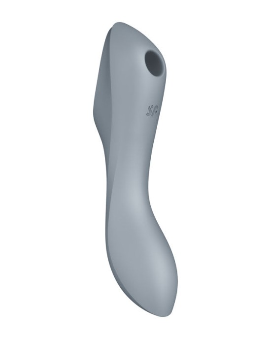 Satisfyer Curvy Trinity 3 - Grey - Air Pulse Stimulator & Vibrator